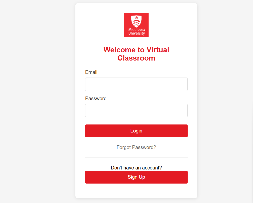 Login Page Design